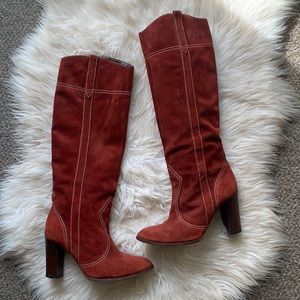 VTG Marc Jacobs Suede Leather Piped Boot